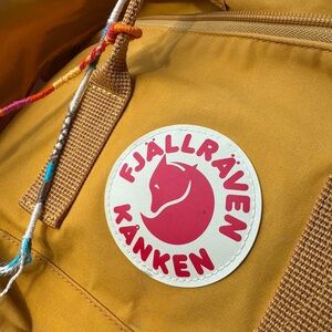 Fjallraven Kids Bag in Golden Yellow